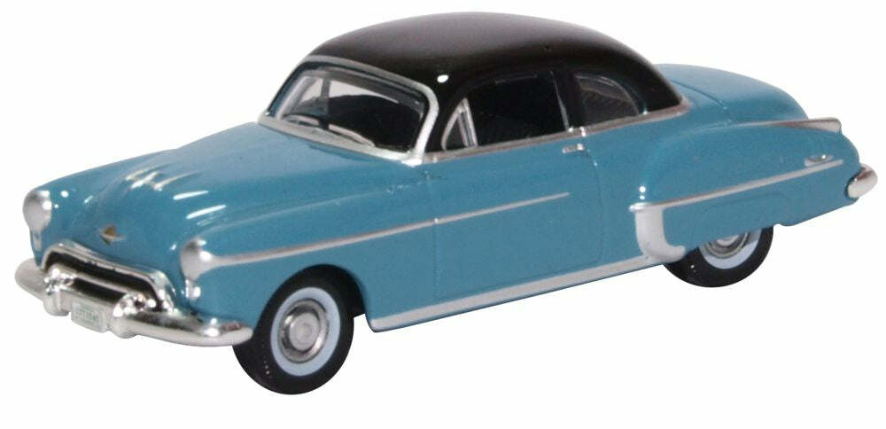 Oxford 87OR50002 1:87 Oldsmobile Rocket 88 Coupe 1950 Crest Blue/black