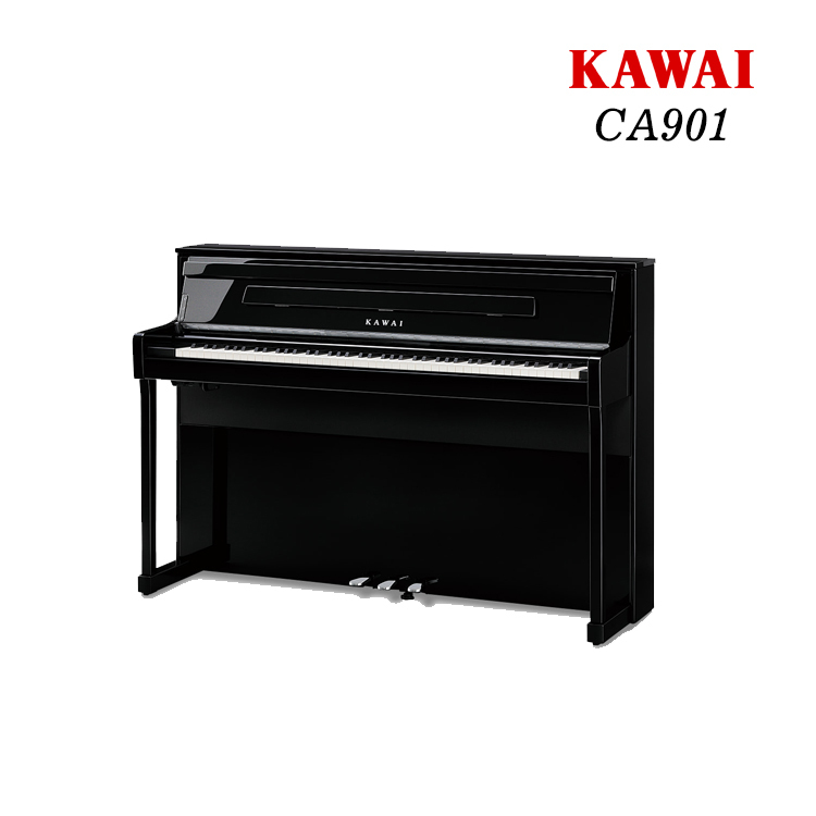 KAWAI CA901 88鍵 烤漆黑色 數位鋼琴 電鋼琴 木質琴鍵 一體成型