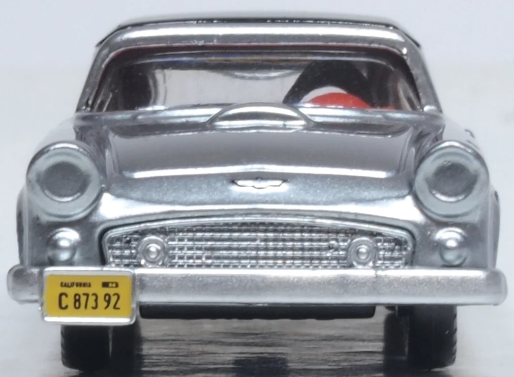 Oxford 87TH56007 1:87 Ford Thunderbird 1956 Gray Metallic and Raven Black