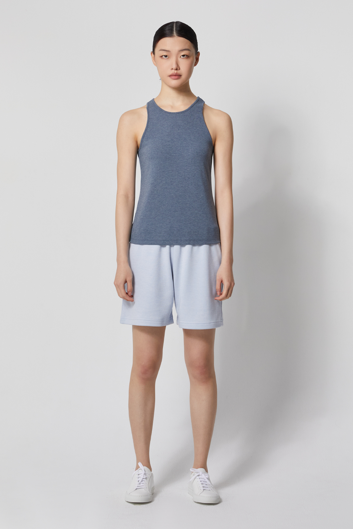 LAZEE 魚鱗布短褲 UNISEX（水藍）