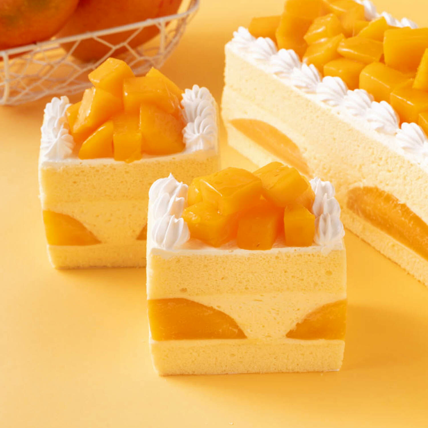 鮮芒果長條蛋糕【水果蛋糕/芒果蛋糕/長條蛋糕】