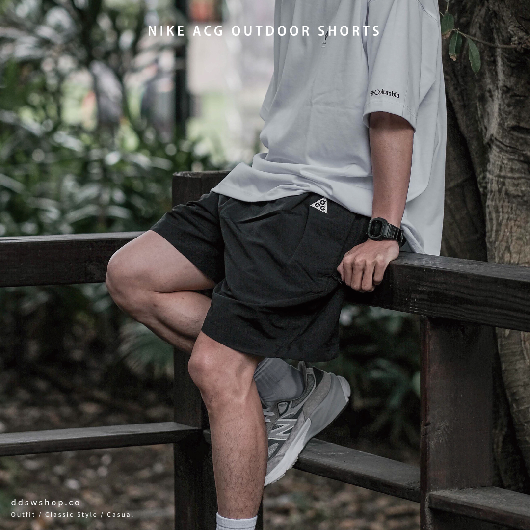 Nike ACG Outdoor 抽繩短褲 黑色 CZ6705-014 寶藍色 CZ6705-491