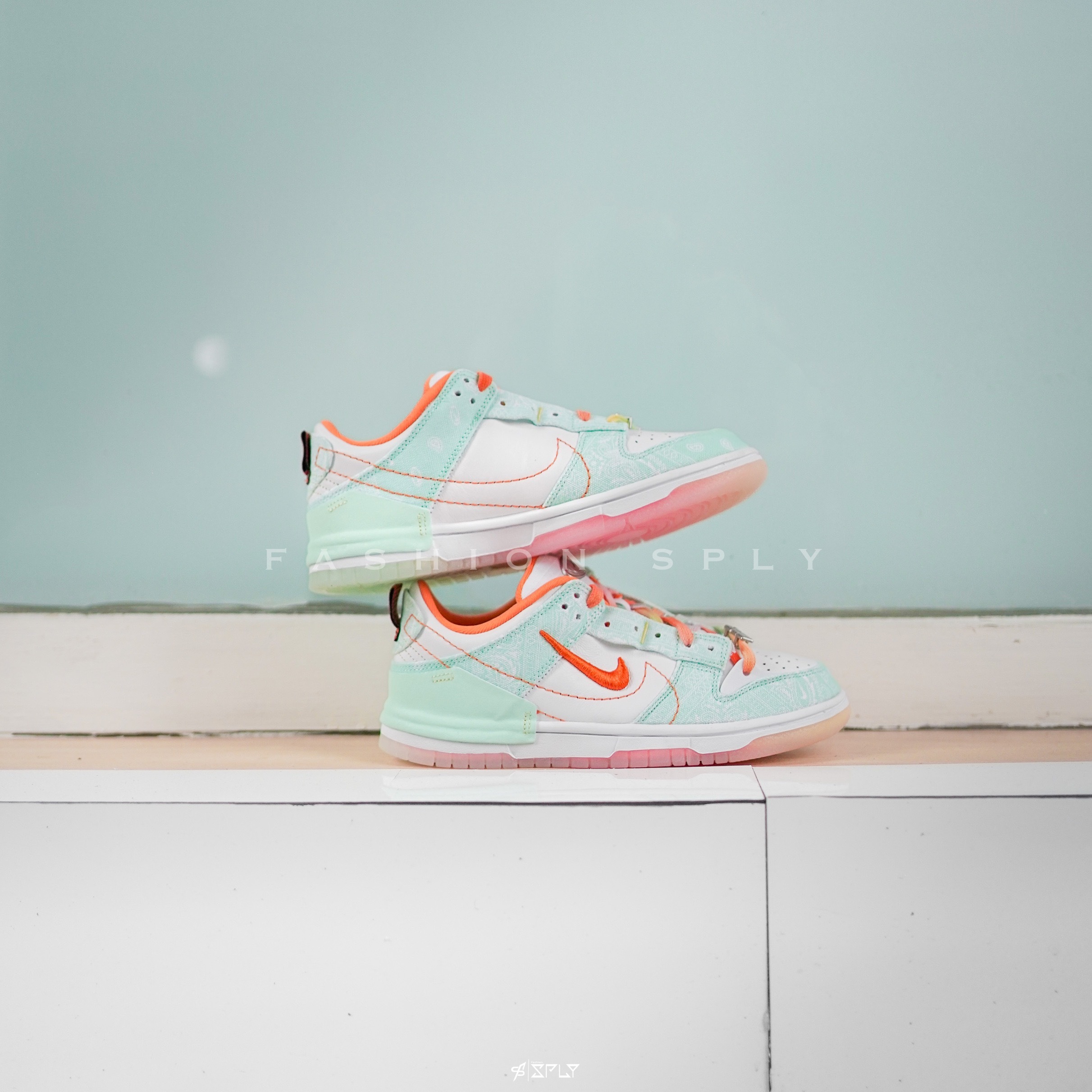 Nike Dunk Low Disrupt 2 Mint Form 哈密瓜 解構 FJ7745-181