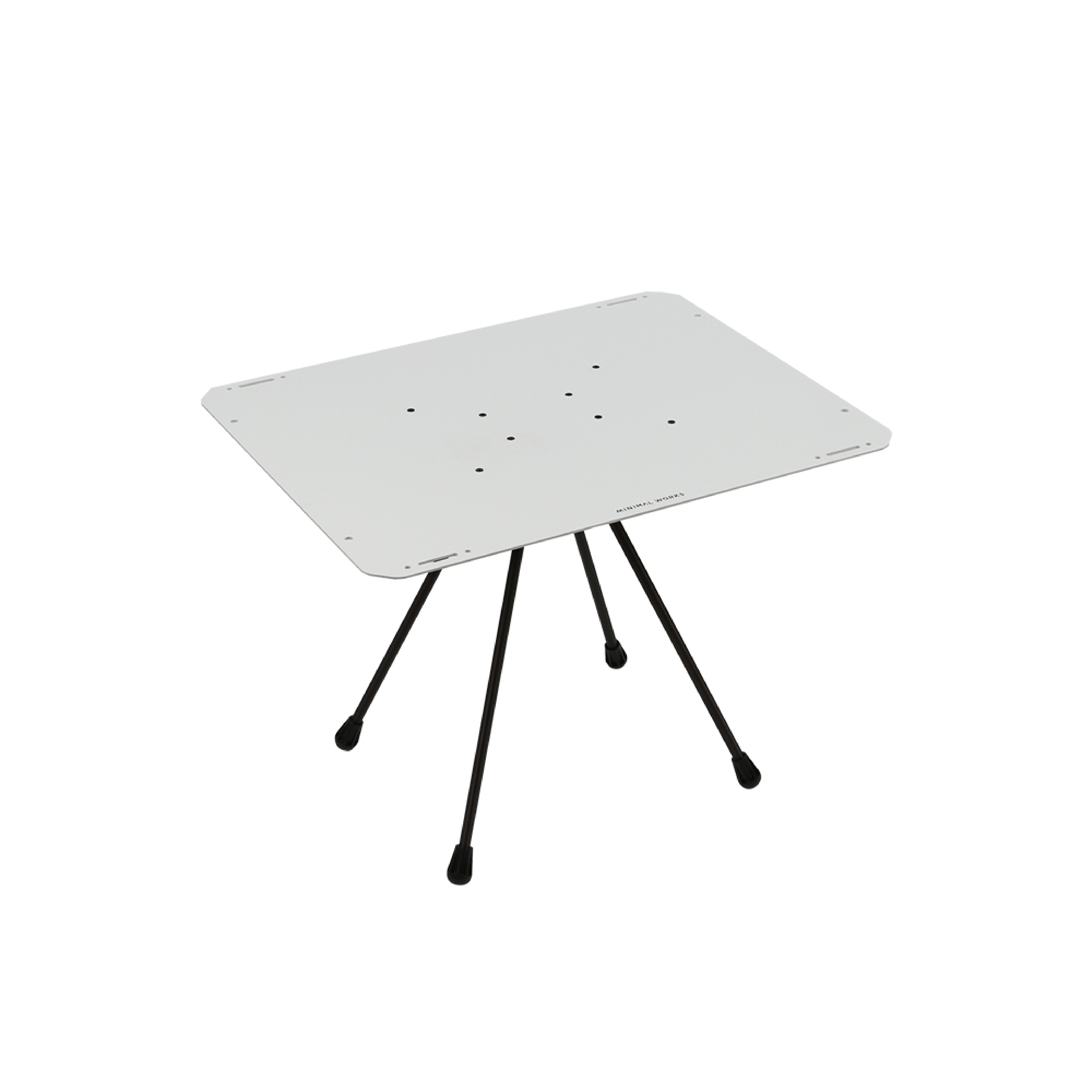 Minimal Works｜DUO 雙人桌｜鐵白色