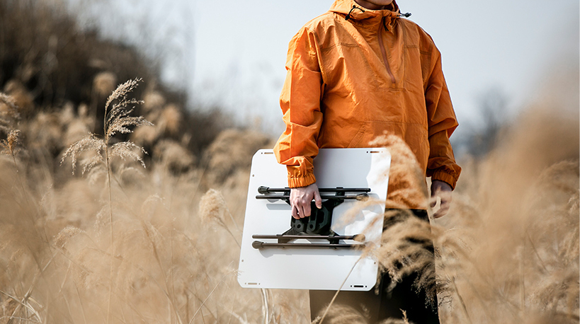 Minimal Works｜DUO 雙人桌｜鐵白色