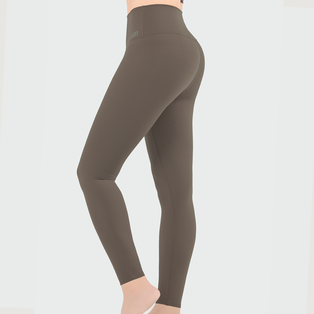 輕柔彈力雲感機能褲 胡桃木