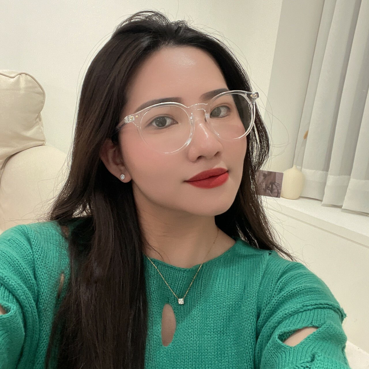 S0123375圓框素顏小臉抗藍光眼鏡/二色