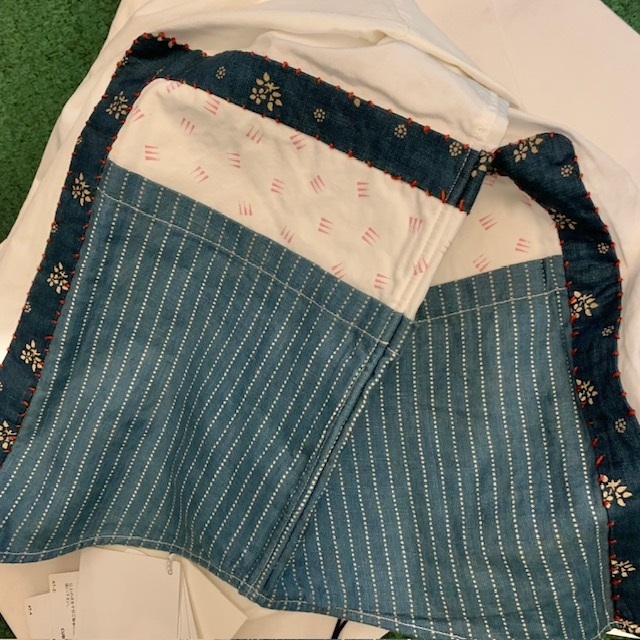 VISVIM PIZI PATCHWORK SHIRT L/S (GIZA BD) - WHITE SIZE 1 IN STOCK NOW (現貨發售中)