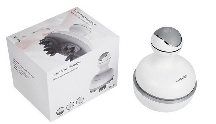 037【多功能智能頭肩頸按摩器】電動按摩器 頭部 肩頸 頭肩按摩器 肩頸按摩器 頸部按摩器 頭按摩儀 Head Spa Scalp Massager ST-701鬆弛疲勞 舒筋活絡 促進血液循環