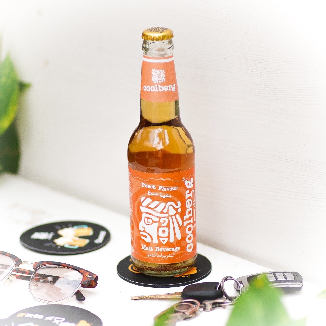 Coolberg Peach Beverage 330ml Halal (NONALCOHOLIC)