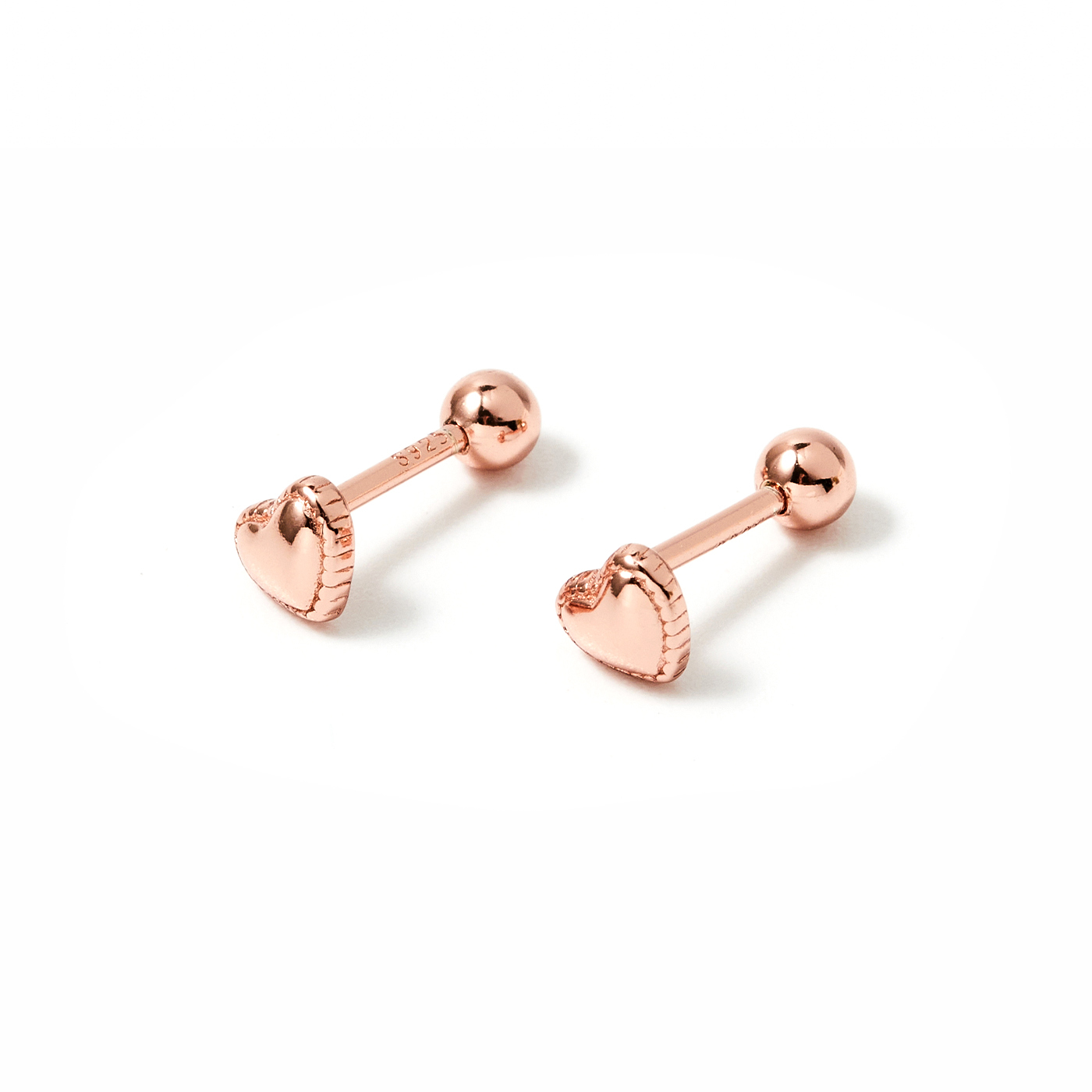 純銀,愛心,耳環