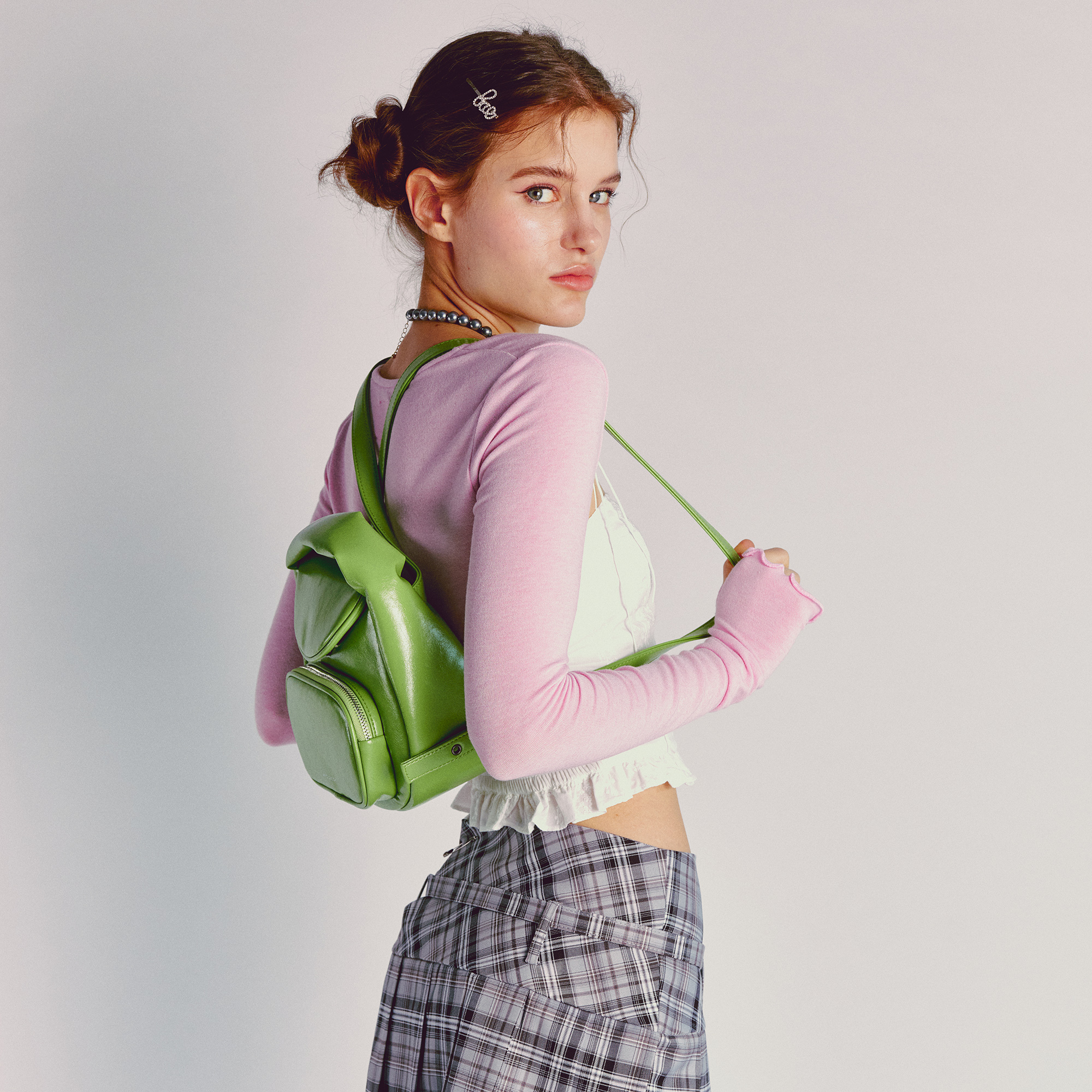 【SAMO ONDOH】 flap mug backpack S ★Crincle yeondu SAMO ONDOH] Flap Mug Bag Backpack S