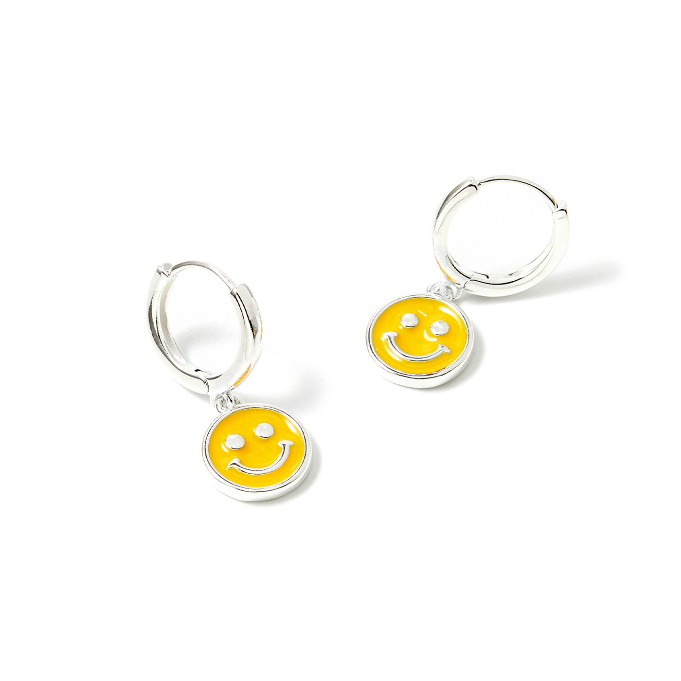 純銀,微笑,耳環