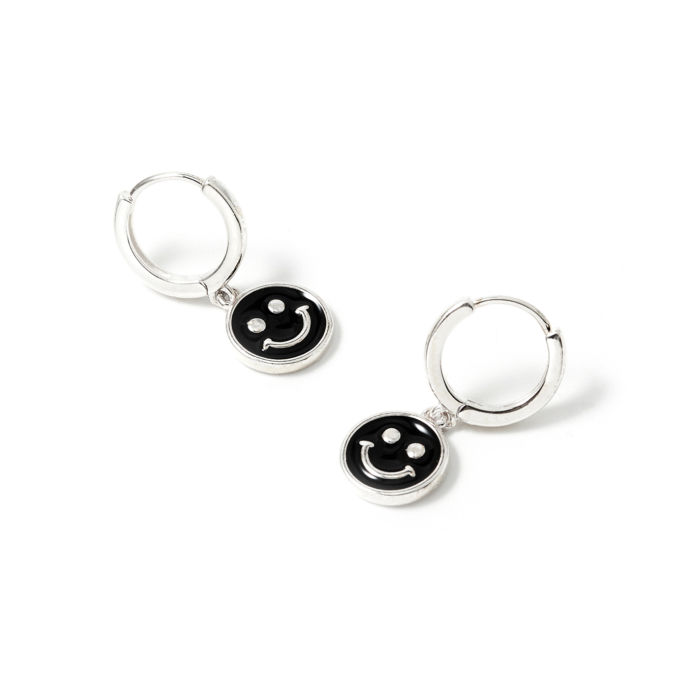 純銀,微笑,耳環