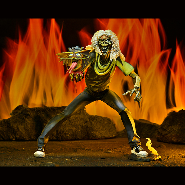 NECA 7吋 鐵娘子合唱團 Number of the Beast 40週年  可動公仔