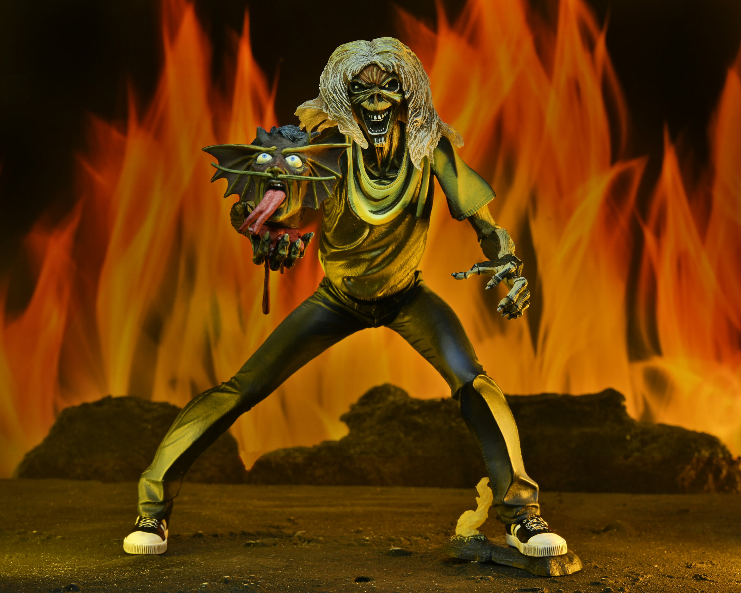 NECA 7吋 鐵娘子合唱團 Number of the Beast 40週年  可動公仔