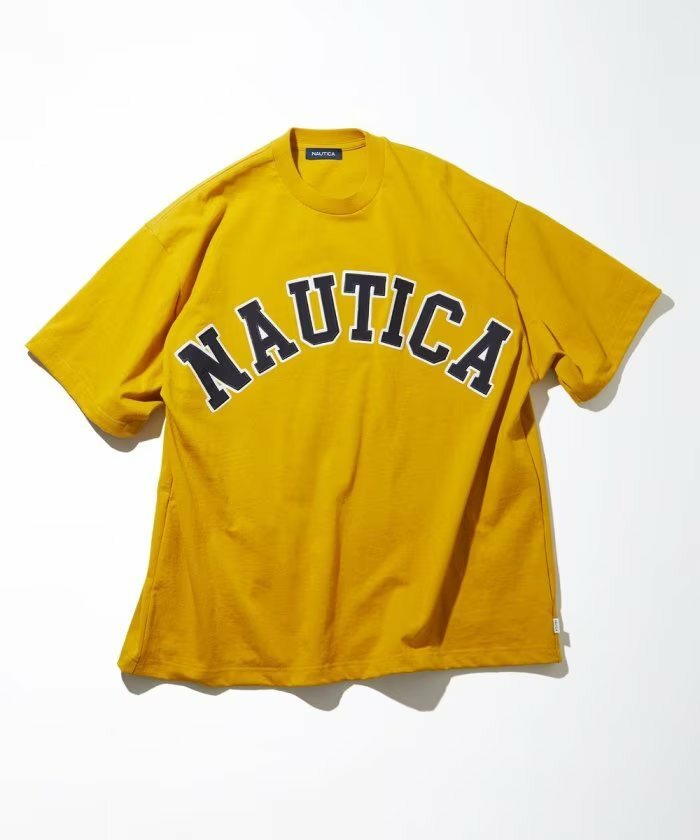 代購 NAUTICA Arch Logo SS Tee 大LOGO 電繡 重磅 短TEE 多色 MAY-
