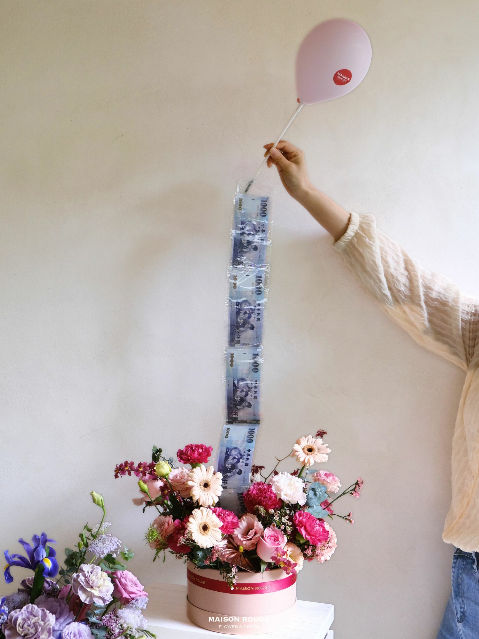 高級禮盒推薦・心意滿滿有錢花款・鮮花