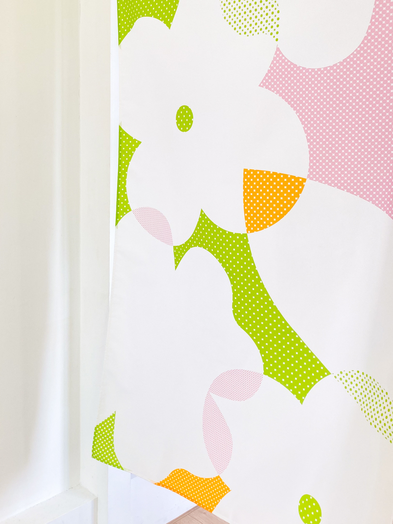 大自然形狀門簾掛布