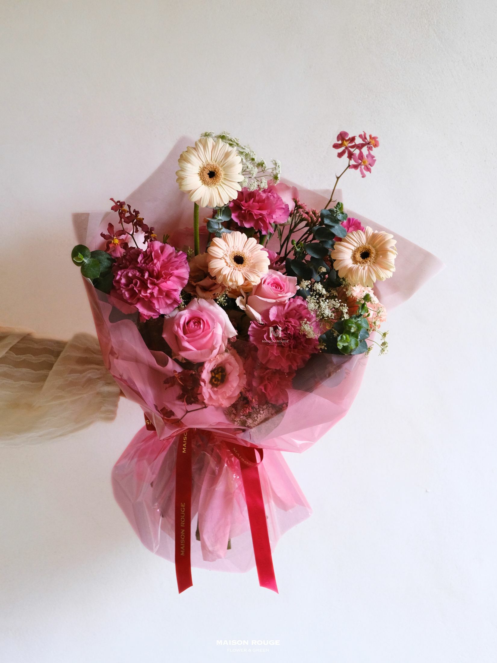 貳樓有花・魅力洋紅花束款