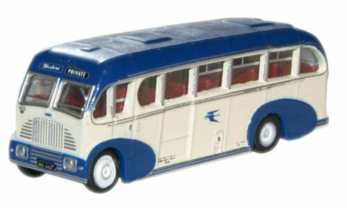 Oxford NBS001 1:148 Burlingham Sunsaloon Alexander Bluebird 大客車.藍白