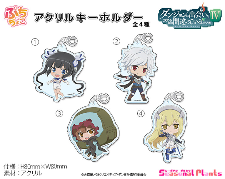 「ACG.GO」「預購」在地下城尋求邂逅是否搞錯了什麼IV Puchichoko 亞克力匙扣