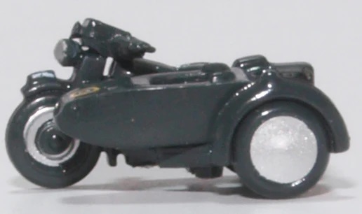 Oxford NBSA008 1:148 Motorbike & Sidecar RAF Blue 摩托車+邊車.深藍