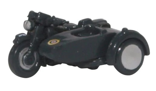 Oxford NBSA008 1:148 Motorbike & Sidecar RAF Blue 摩托車+邊車.深藍