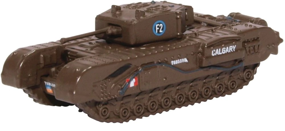 Oxford NCHT002 1:148 Churchill Tank 1st Canadian Army Brg Dieppe 1942 邱吉爾坦克.咖啡