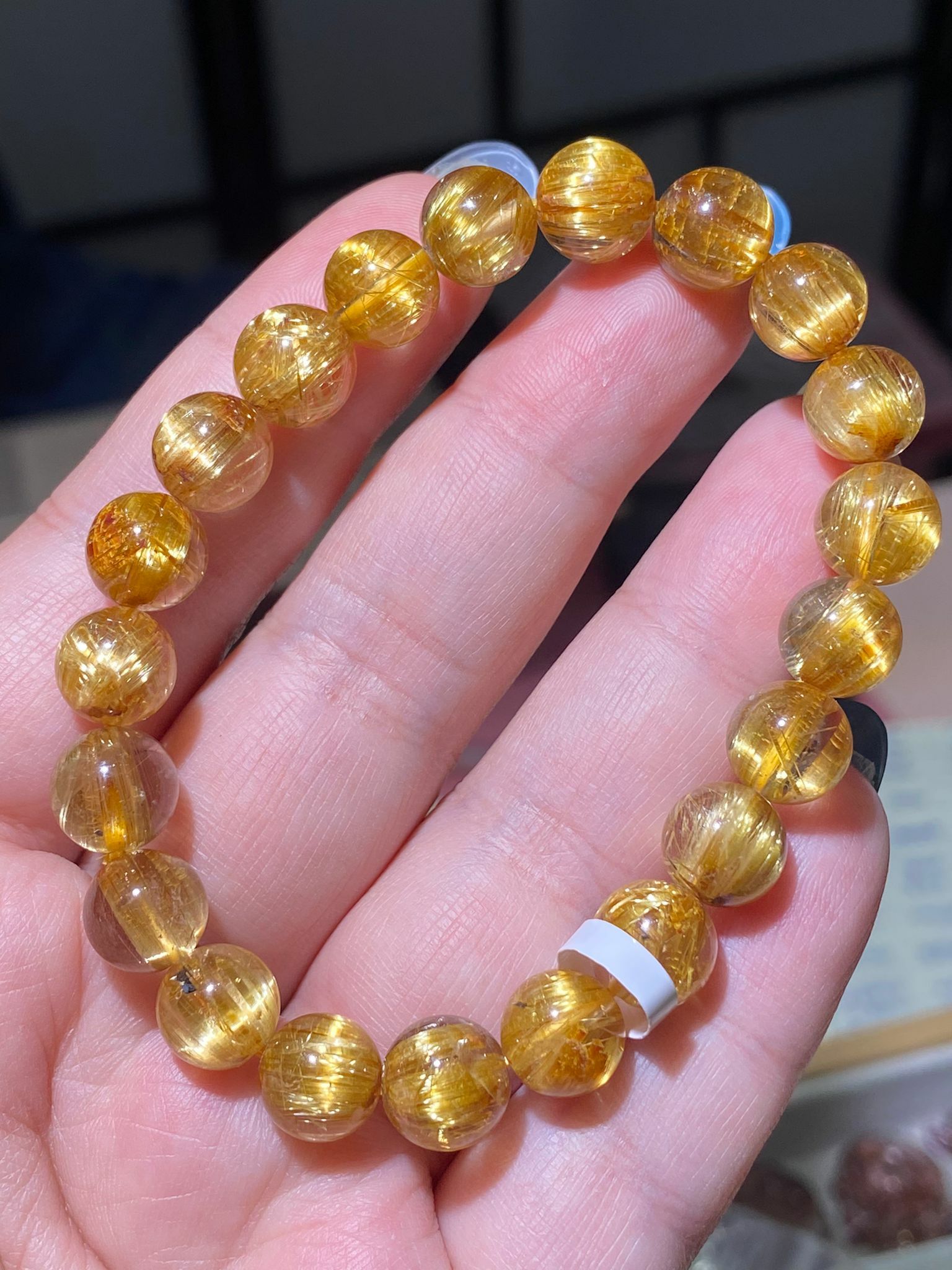 高質清體金鈦晶(雞蛋黃)