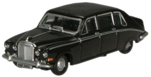 Oxford NDS006 1:148 Daimler DS420 Limousine Black 豪華轎車.黑