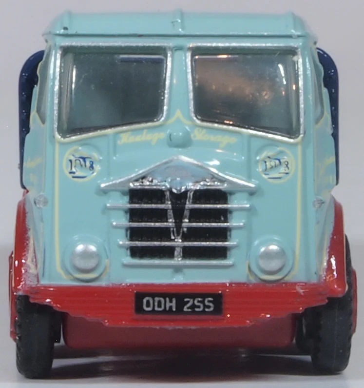 Oxford NFG014 1:148 Foden FG8 Wheel Dropside Dennys Transport 大卡車.藍+淺藍