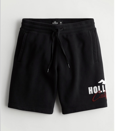 Hollister 海鷗 側邊電繡大Logo 短褲 棉褲