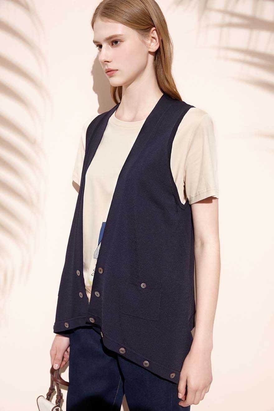 OL時尚個性造型背心S6231