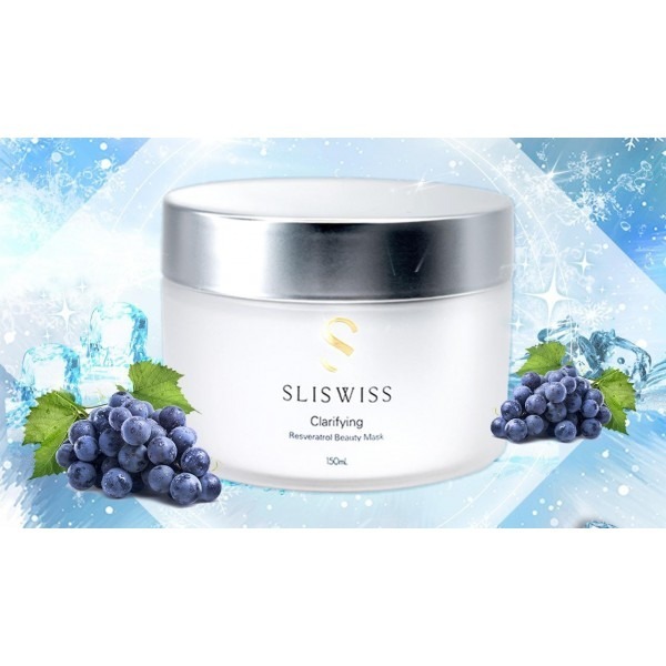Sliswiss 白藜蘆醇極光冰河泥面膜 150ML