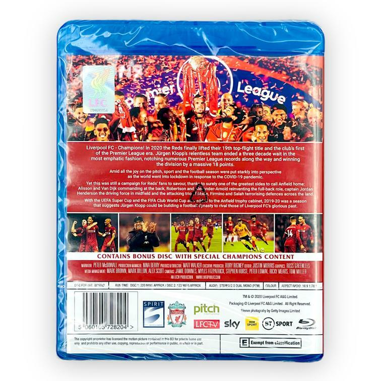 利物浦19/20球季回顧Blu-Ray