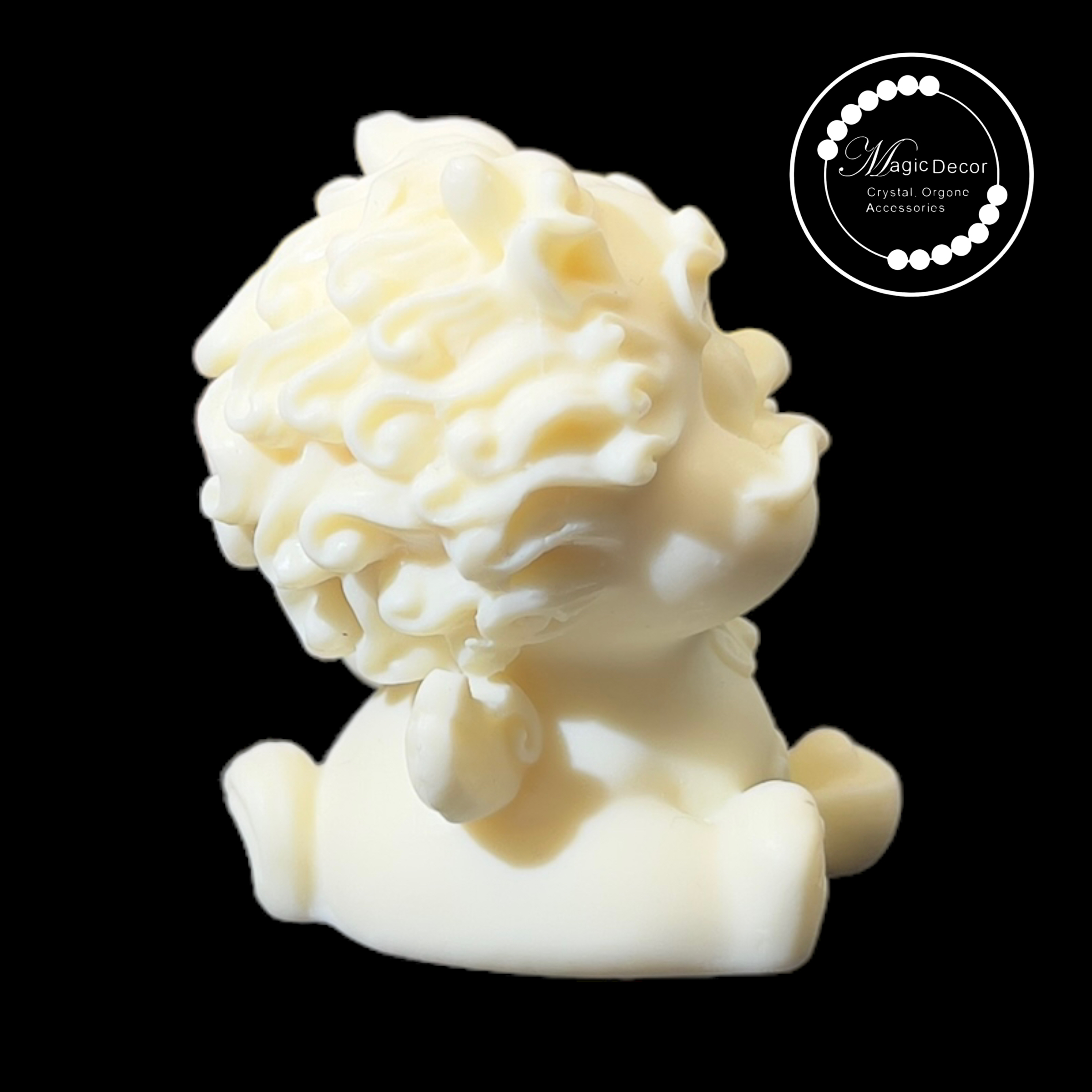 象牙果元寶獸雕刻擺件