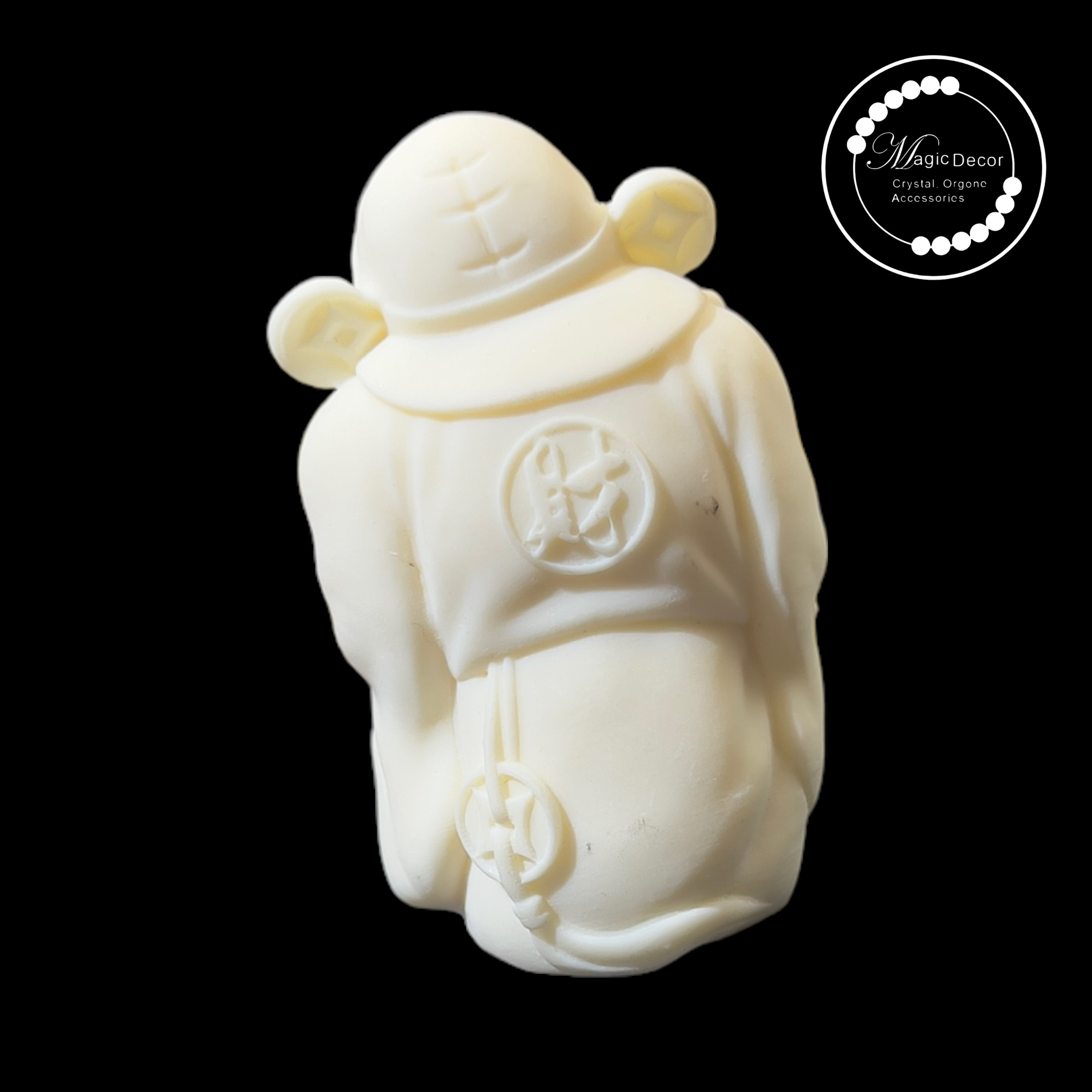 巴西象牙果財神爺雕刻擺件