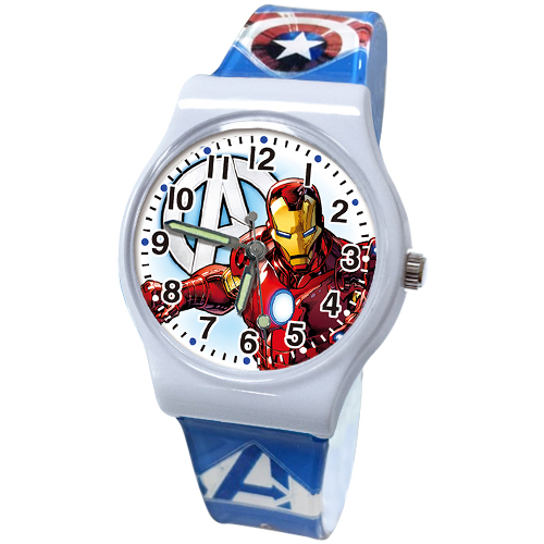 【Marvel漫威】鋼鐵人數位印花兒童錶 (2503)
