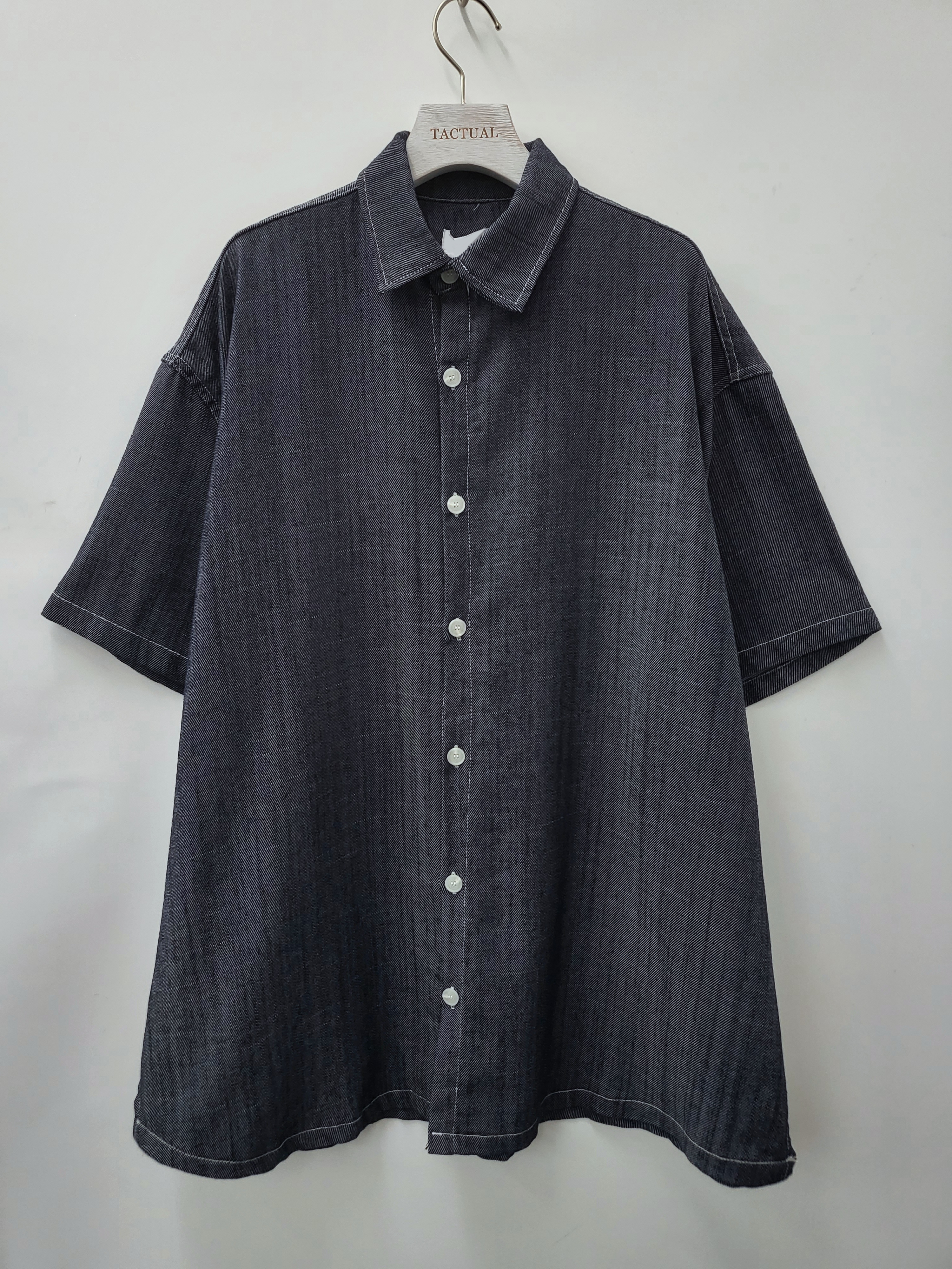 OverSize淨色短袖恤衫 S2007