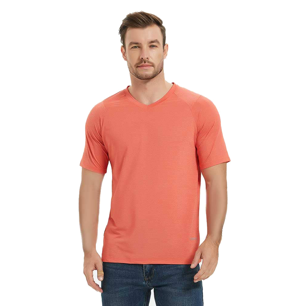 JORDON 橋登 男 V領 銀纖抗菌短T 排汗/透氣/快乾 10OM28223