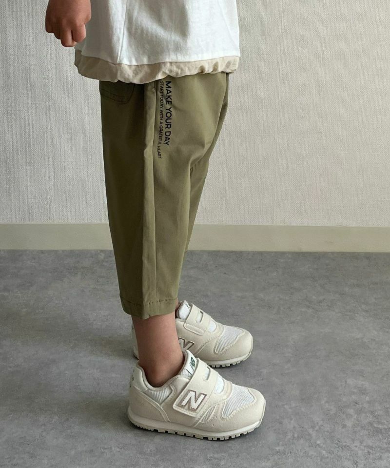 日本MYD 純色系 彈性六分休閒褲款 (象牙白，100) M320302