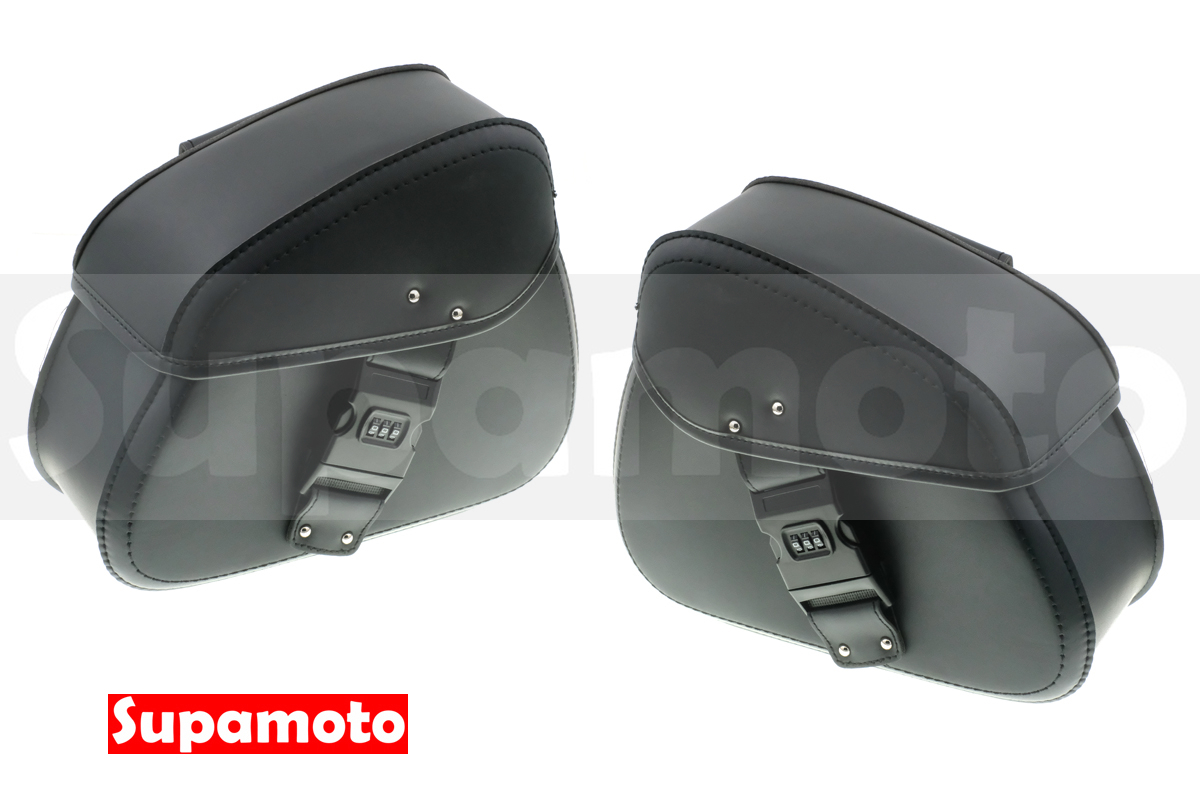 -Supamoto- 復古 馬鞍包 M 通用 改裝 小型 檔車 馬鞍袋 側包 重機 CB350 SB300 街車