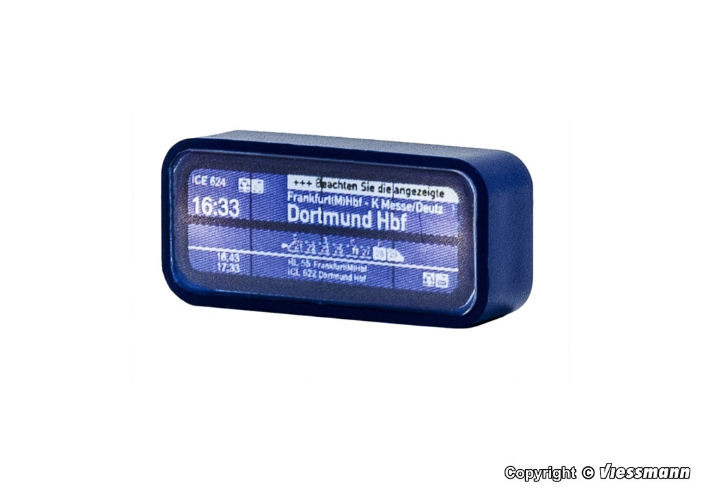 Viessmann 1398 HO Modern destination display with LED lighting