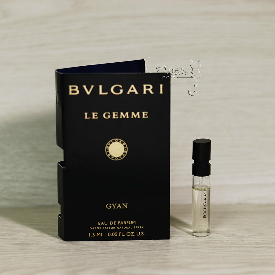 BVLGARI 寶格麗寶石系列彥藍寶石Gyan 男性淡香精1.5mL 試管香水