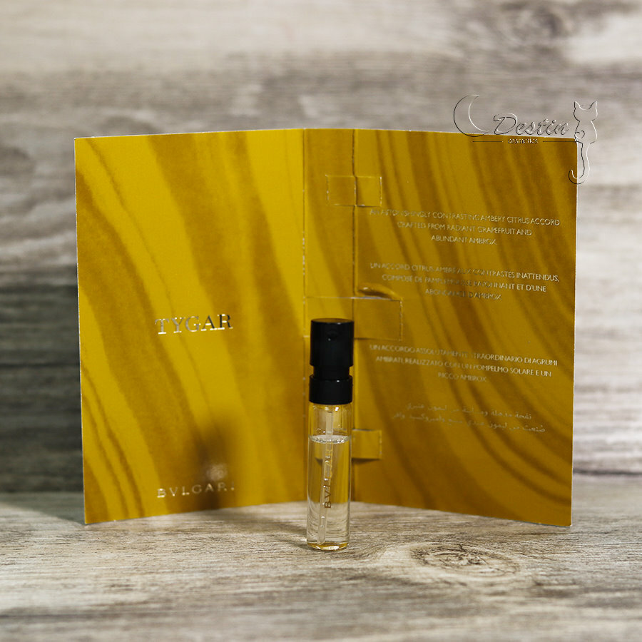 BVLGARI 寶格麗寶石系列巍晶寶石Tygar 男性淡香精1.5mL 試管香水可噴式