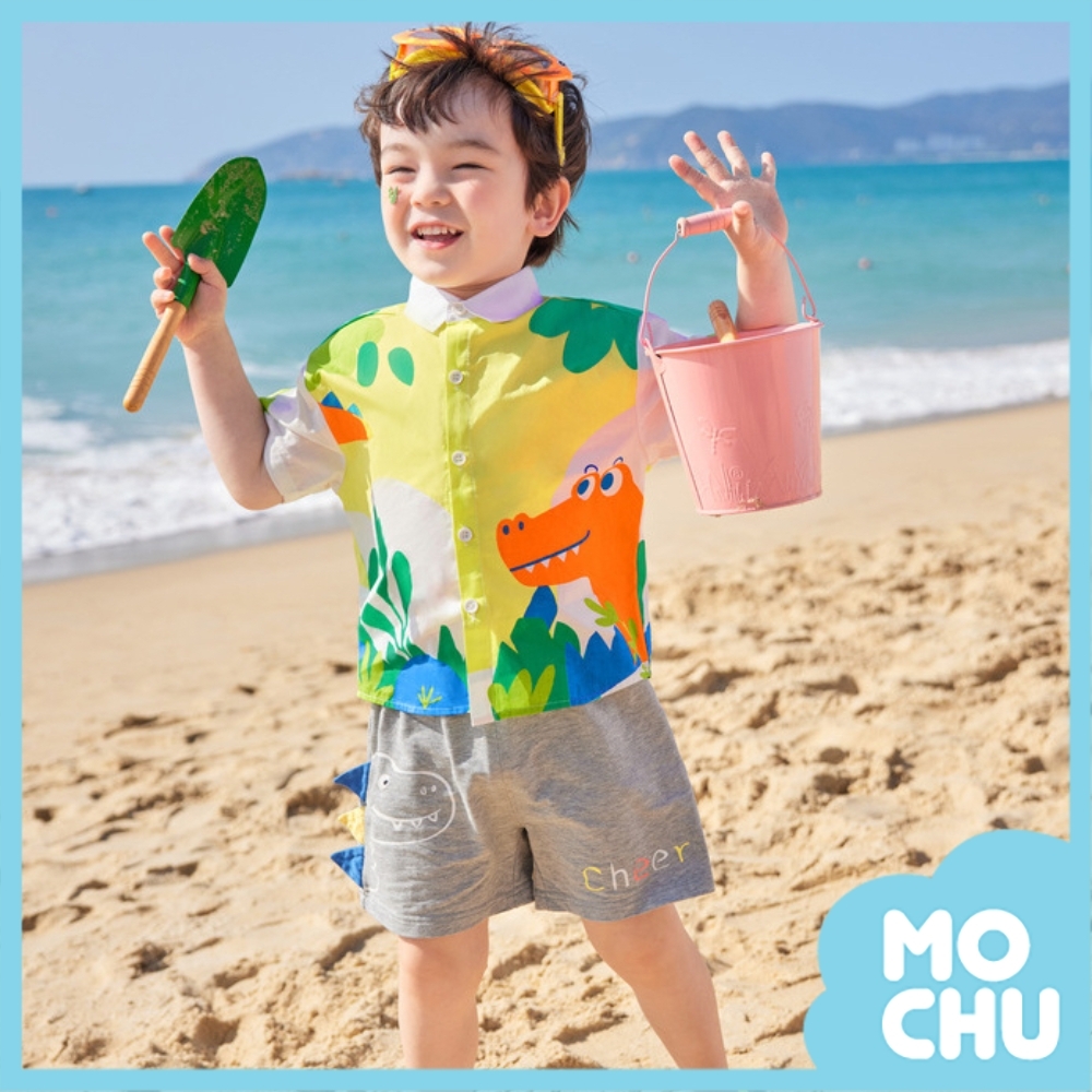 叢林世界純棉短袖襯衫