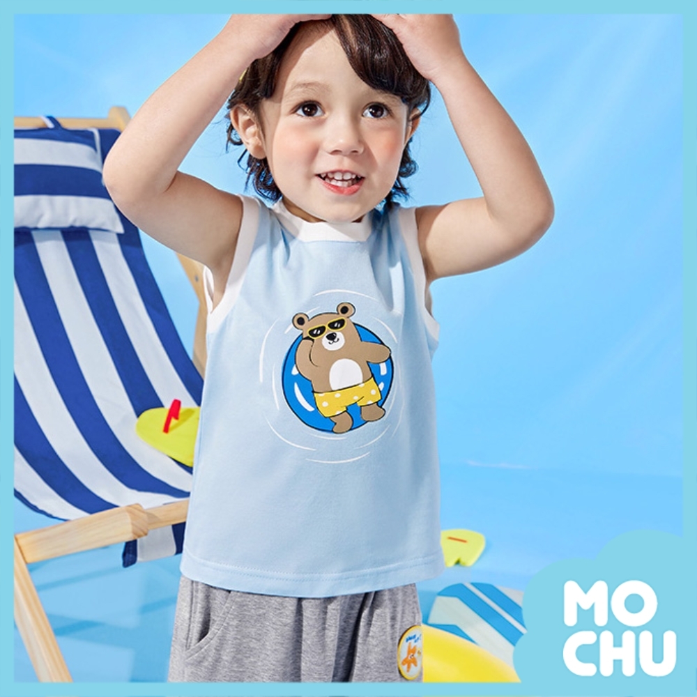 漂流熊熊薄款背心