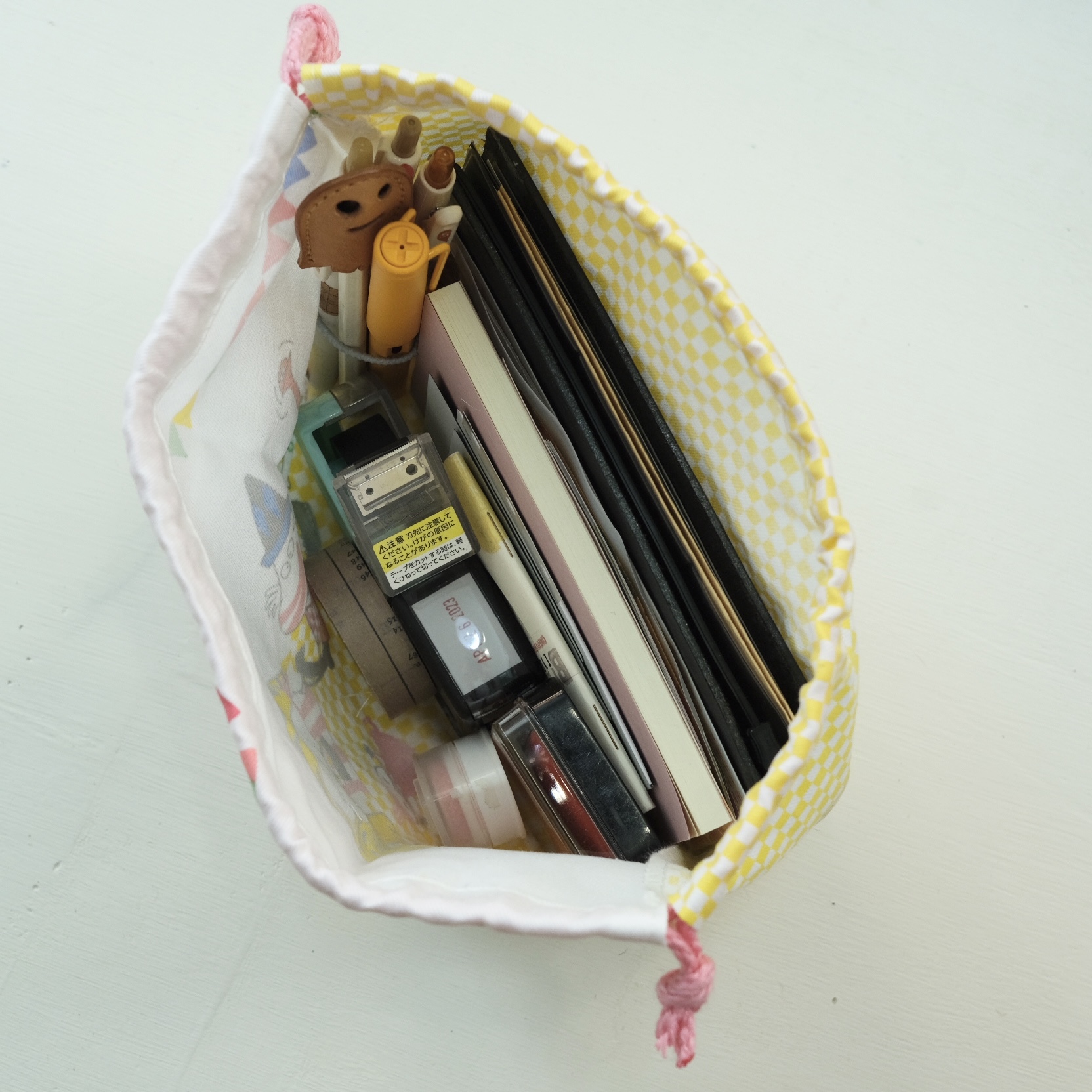 Moomin 嚕嚕米 寬底 收納 束口袋｜Small Planet 日本