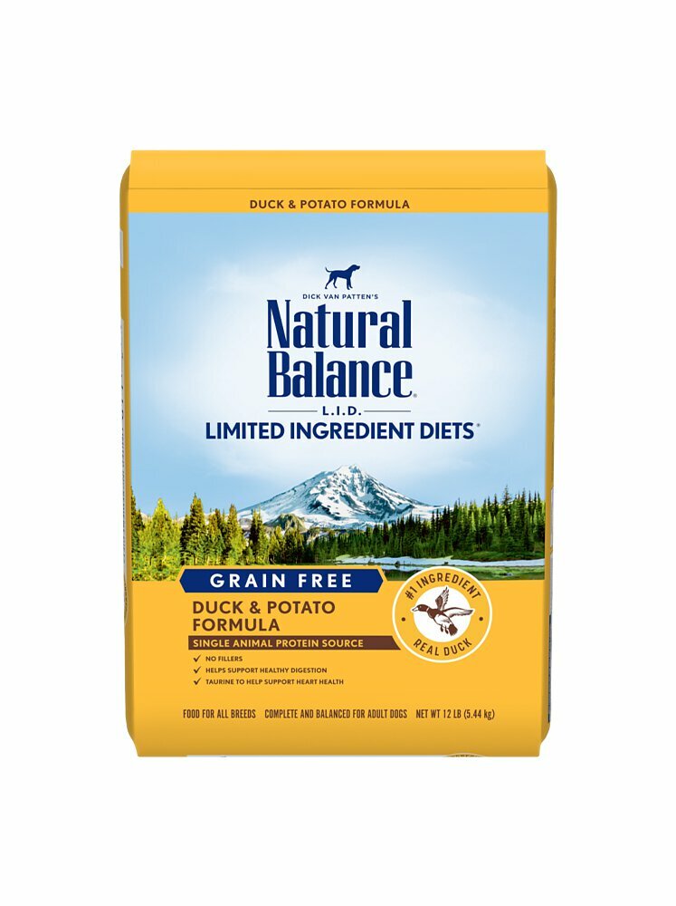 【Natural Balance自然平衡】單一肉源系列－低敏無穀馬鈴薯鴨肉成犬配方(原顆粒)